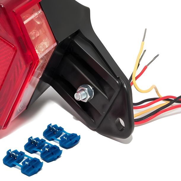 LED Rücklicht Inkl. Halterung rot für Hercules, Zündapp, Kreidler Mofa mok – Bild 4