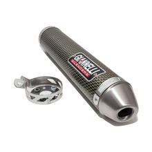 Výfukový tlumič / ESD Giannelli s ABE pro Aprilia RS / Tuono 125 - Aramid vzhled