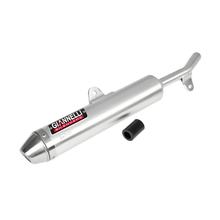 Sport Endtopf Aluminium oval Giannelli für Yamaha DT 125 R / DTR 125 Typ: DE03 / 4BL mit Zulassung