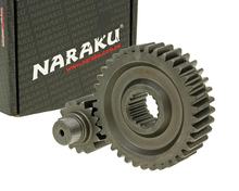 Riduttore secondario Naraku Racing 15/37 +20% per GY6 125/150cc 152/157QMI