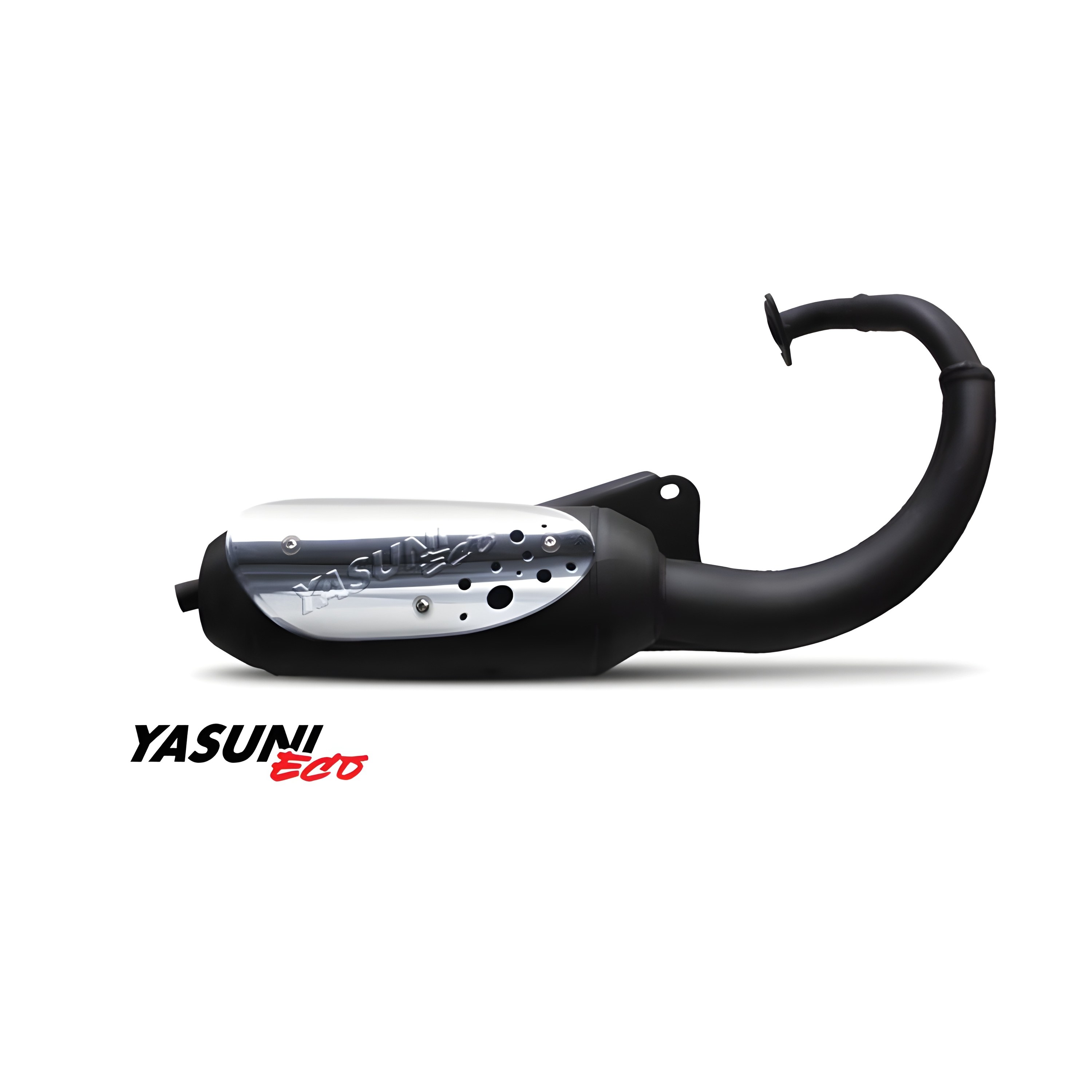 Auspuffanlage Yasuni Eco für Minarelli stehend Yamaha BWS NG MBK Booster Aprilia