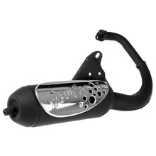 Yasuni Eco uitlaatsysteem met goedkeuring voor Minarelli staand, Yamaha BWS NG, MBK Booster Aprilia SR AC Rocket Bump Slider Stunt Spy Amico Spirit GL Zuma II 50 cc