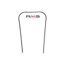 Monoschlitzrohr / Kantenschutz Beinschild RMS - Kunststoff schwarz - für Vespa PX80-200/PE/Lusso/T5 Classic