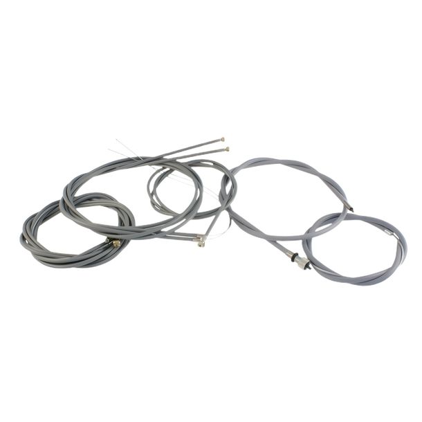 Cable Kit PTFE 8 pieces incl. Speedometer cable for Vespa (PE) PX 1st series