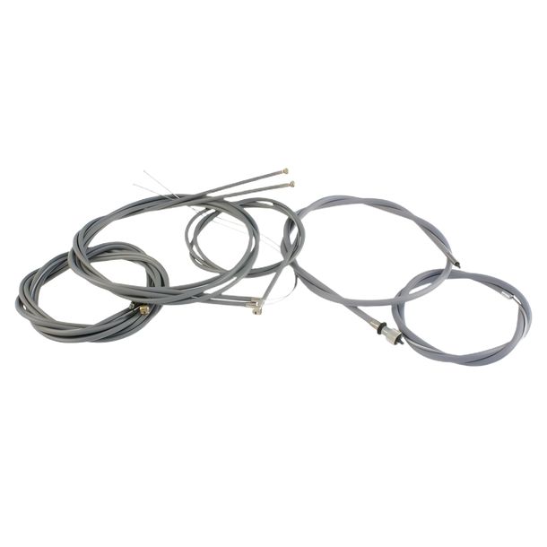 Seilzugkit PTFE 8-teilig inkl. Tachowelle für Vespa (P-E) PX 1. Serie