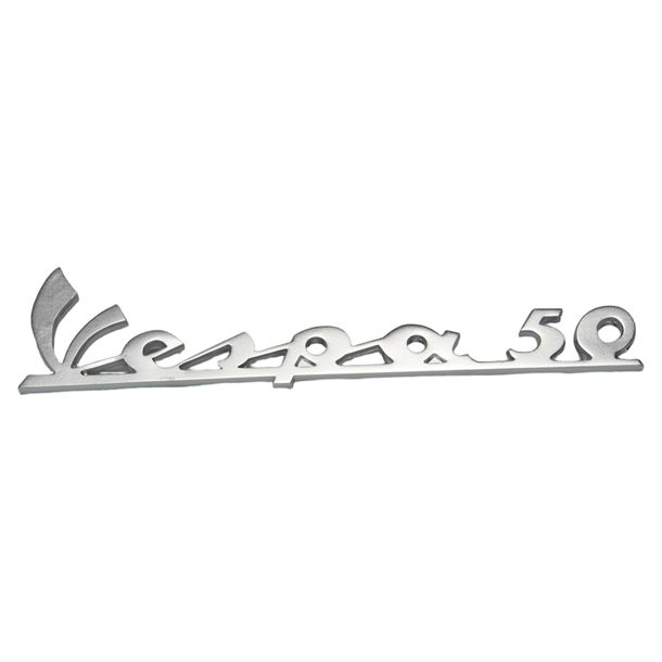 Emblema / logo "Vespa 50" per Vespa 50 L - 3 Pins 135x35 mm