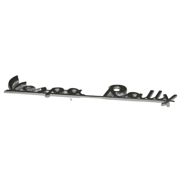 Emblème / Emblem "Vespa Rally" pour Vespa Rally 180 200 - 4 broches 160x25mm