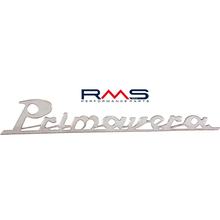 Emblem / Schriftzug " Primavera " für Vespa Primavaera 125 - 4 Pins 160x27mm
