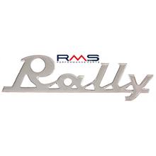 Emblema / logotipo "Rally" para Vespa 180-200 Rally - 2 pasadores de separación de agujeros de 65 mm 90x30mm