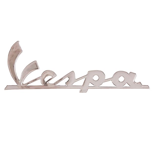 Emblem / Nápis "Vespa" pro boční kryt - Vespa PX 80 -200 - samolepící 150x50mm