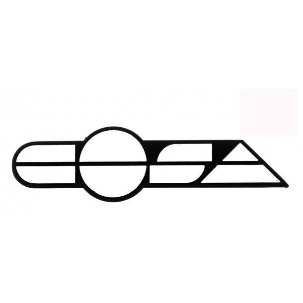 Emblem / Schriftzug COSA Seitenhaube für Vespa Cosa - 170x46mm Lochabstand 103mm – Bild 1