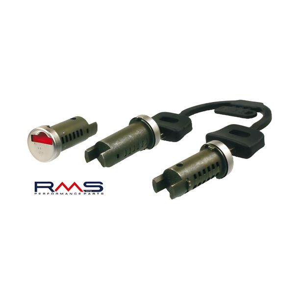Schlossset Schließzylinder Zündung / Sitzbank / Gepäckfach RMS für Vespa 50 – 200 PK / XL / Plurimatic / Rush / N / PX / Cosa / PXE / Arcobaleno