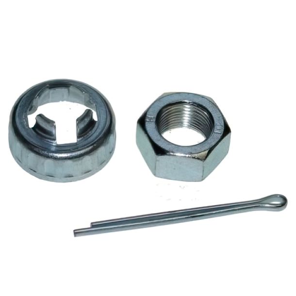 Kit Radmutter + Korb + Splint RMS für Vespa PX / 50 – 90 – 125 / PX125 – 150 – 200 / Cosa / MY