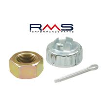 Kit Radmutter + Korb + Splint RMS für Vespa PX / 50 – 90 – 125 / PX125 – 150 – 200 / Cosa / MY