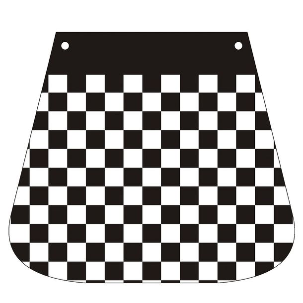 Spritzschutz / Spritzlappen schwarz / weiß für viele Vespa Modelle