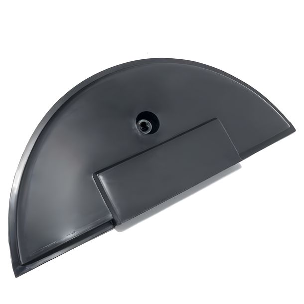 Spare wheel cover / side cover in black, for 10" tyres for Vespa PX80 - 200 / PE / Lusso /T5
