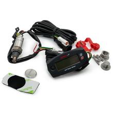 Gemischverhältnisanzeige inkl. Lambdasonde (passiv) KOSO MINI 4 LCD, für 4-Takt-Motoren für Baja Retro RT, Baotian BT49QT-6A4 Benelli K2 Beta Eikon 1 Hyosung Bj. 01 - 2010