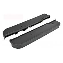 Trittbrett Set / Abdeckung schwarz RMS für Piaggio / Vespa Si Ref. 228989