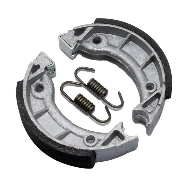 Mâchoires de frein / tambour de frein RMS 90 x 18 mm pour Piaggio / Vespa Ciao / Si Ref 498426 -. 114408