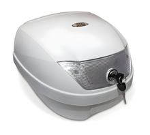 TopCase MXT Helmkoffer 26 Liter mit Halterung, weiß