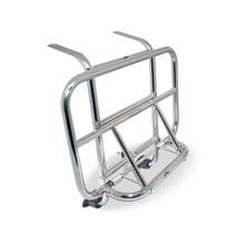 Voordrager verchroomd Cuppini 38 x 25cm voor Vespa ET2 ET4 50 125