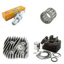 SET - Cilinder incl. Cilinderkop + Bougie + Naaldlager Maxtuned Standard 50ccm voor Peugeot staand AC