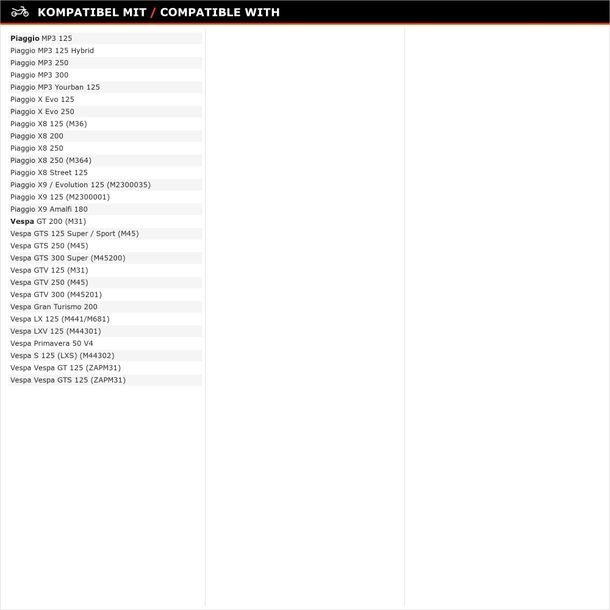 Luftfiltereinsatz Polini Maxi orig. Piaggio MP3 Vespa GTS / GTV 125 - 300 – Bild 5