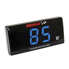 Thermometer SLIM STYLE, Koso, 0-120°c, 56,4 x27 x 11,6mm, blaü Ziffern
