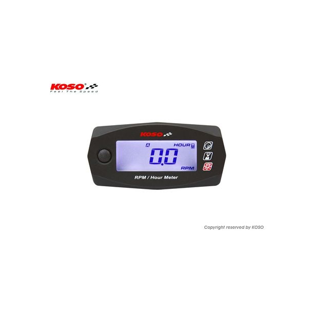 Speed and Hour Meter Koso Digital, Mini Style