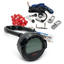 Tachometer + Drehzahlmesser + Signalleuchten Koso D64 DL-03S (schwarz) (LCD Display)