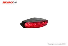 LED-Rücklicht Mini (Rauchglas) Koso mit Nummernschildbeleuchtung