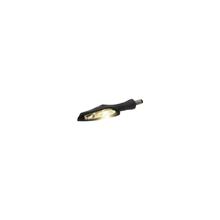 LED Blinker Infinity-F, Koso, schwarz, Rauchglas, Positionslicht vorn