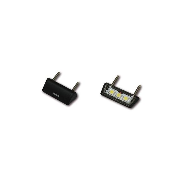 LED Nummernschildbeleuchtung, Koso Drop (schwarz)