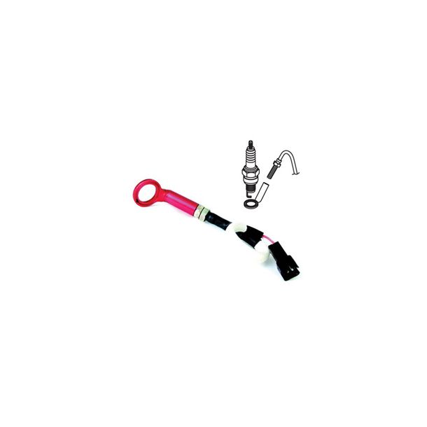 Temperaturfühler Koso für 10mm Zündkerze (150 Grad C, schwarzer Stecker)