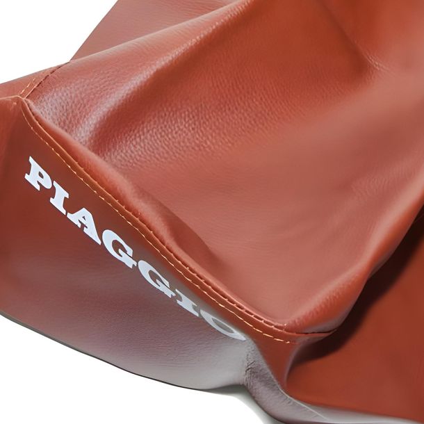 Sitzbezug Sitzbank Bezug braun neu für Vespa ET4 50 125 Leader ET2 Injection – Bild 3