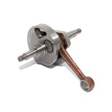 Árvore de Manivelas / Árvore de Corrida Mazzuchelli para Vespa PX 80 / 135 - Escape Rotativo, Curso: 48,0mm, Diâmetro do Munhão do Virabrequim Ø 15mm, 140°/3° Antes do PMS