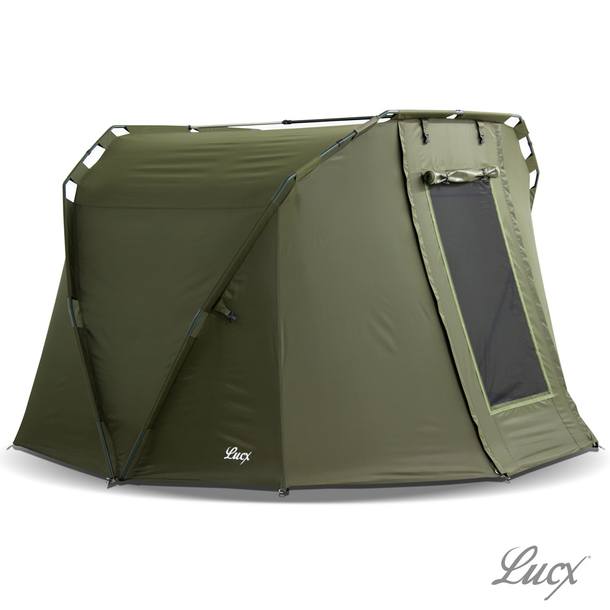 Lucx® Angelzelt 2 Mann Karpfenzelt  2 Man Bivvy Carp Dome Fishing Tent 