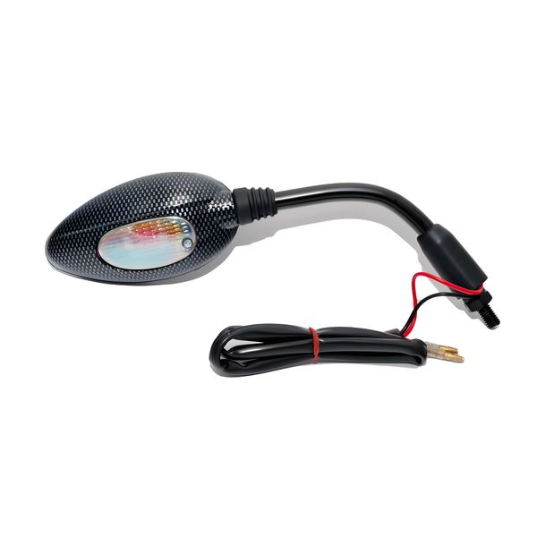 Spiegel Streetlight Laser - rechts - Carbon Optik für Yamaha Aerox Cat, Peugeot Jet-Force C-Tech Piaggio Typhoon Speedfight 2 LC AC Gilera Runner Aprilia
