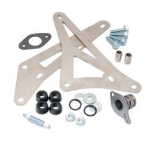 Yasuni uitlaatbeugel montageset R voor uitlaatsysteem TUB225, Peugeot Jet-Force C-Tech Speedfight 3 AC LC Vivacity 4 Kisbee Streetzone TSDI, Derbi