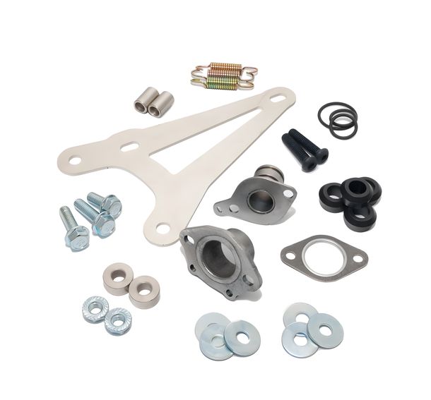 Auspuffhalterung Yasuni Befestigungskit Carrera 16/07 für Auspuffanlage TUB326, Yamaha Aerox Cat, Aprilia SR Racing LC Malaguti F12 Phantom AC Neos MBK