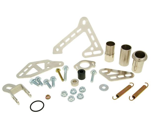 Kit de montage de support d'échappement Yasuni R2 pour système d'échappement TUB810, Rieju MRT, Beta RR, Enduro, Supermoto, Aprilia SX Derbi Senda SM DRD, X-Treme Pro Racing