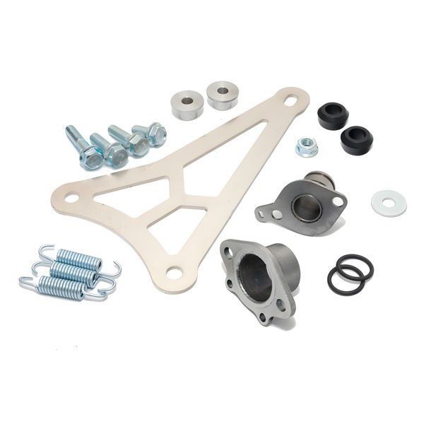 Auspuffhalterung Yasuni Befestigungskit Carrera 21 für Auspuffanlage TUB910, Yamaha Aerox Cat, Aprilia SR Racing LC Malaguti F12 Phantom AC Neos MBK
