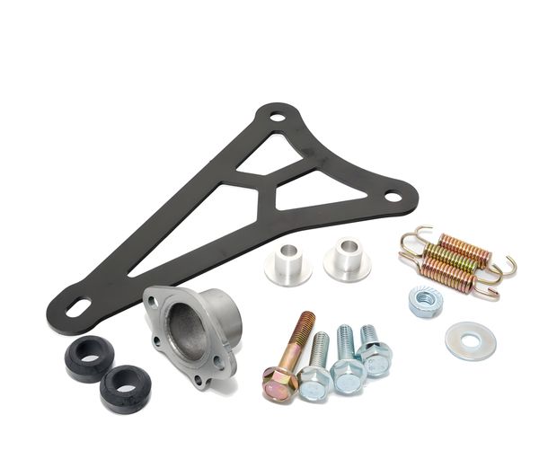 Auspuffhalterung Yasuni Befestigungskit Carrera 30 für Minarelli liegend, Yamaha Aerox Cat, Aprilia SR Racing LC Malaguti F12 Phantom AC Neos MBK Nitro
