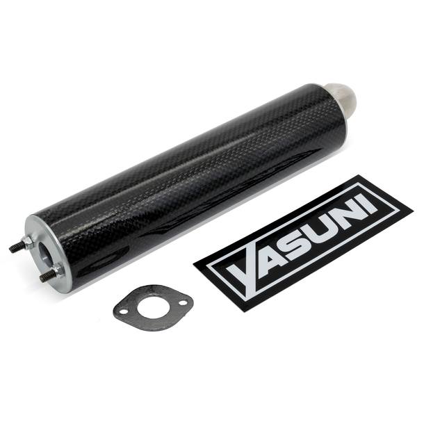Endschalldämpfer Yasuni Scooter Carbon Optik für Yasuni Z Yamaha Aerox Cat – Bild 1