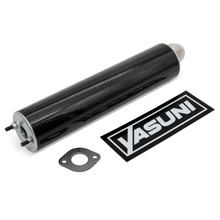 Endschalldämpfer Yasuni Scooter, Carbon für Yasuni Z, Yamaha Aerox Cat, Piaggio Typhoon Peugeot Speedfight 2 LC AC Gilera Runner Aprilia SR R Street