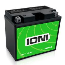 IONI AGM Batterie 12V 19Ah IB16-B Motorradbatterie, wartungsfrei versiegelt vorgeladen kompatibel mit YB16-B CB16-B