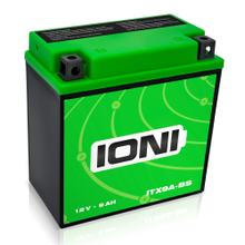 IONI AGM Batterie 12V 9Ah ITX9A-BS Rollerbatterie / Motorradbatterie, wartungsfrei versiegelt vorgeladen kompatibel mit YTZ7S MG7ZS YTZ7S-4 TTZ7S-B YB9-B YTX9A-BS IB9-B 50602
