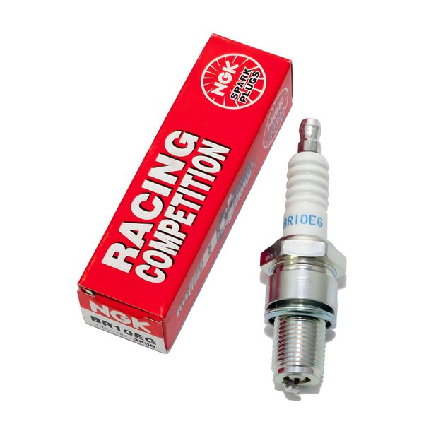 Bujía NGK BR10EG racing resistencia, 19,0mm rosca larga Ø 14,0mm, 3830 / 3993