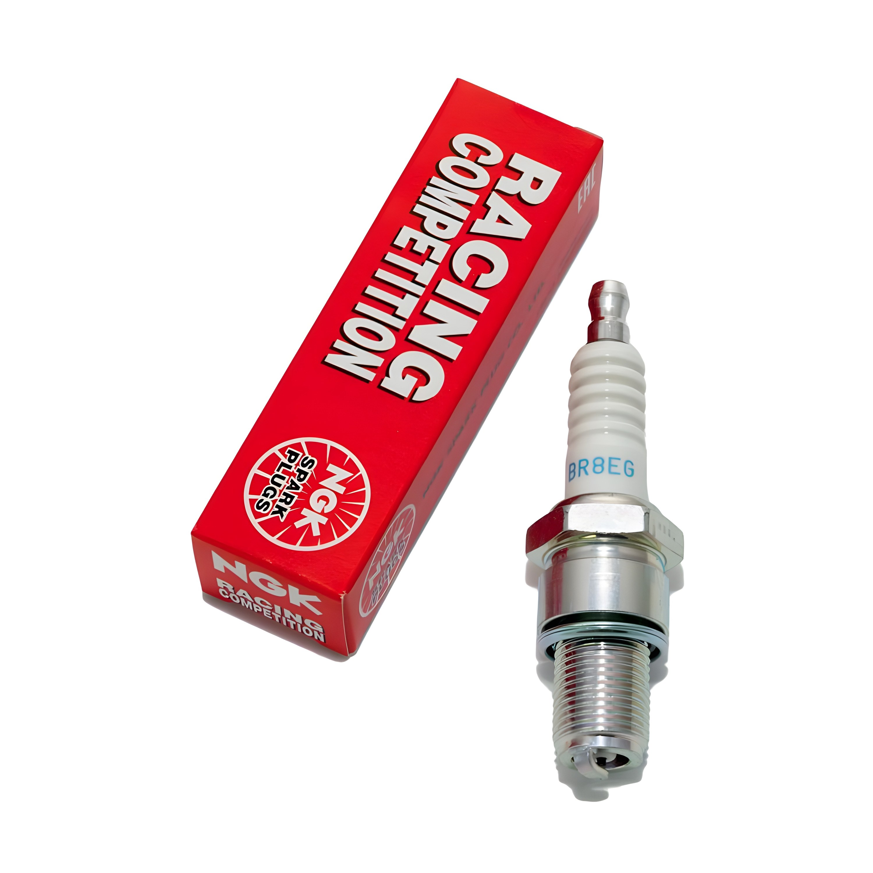 Zündkerze NGK BR8EG Racing entstört 19mm Langgewinde Ø 14mm, 3130 3992