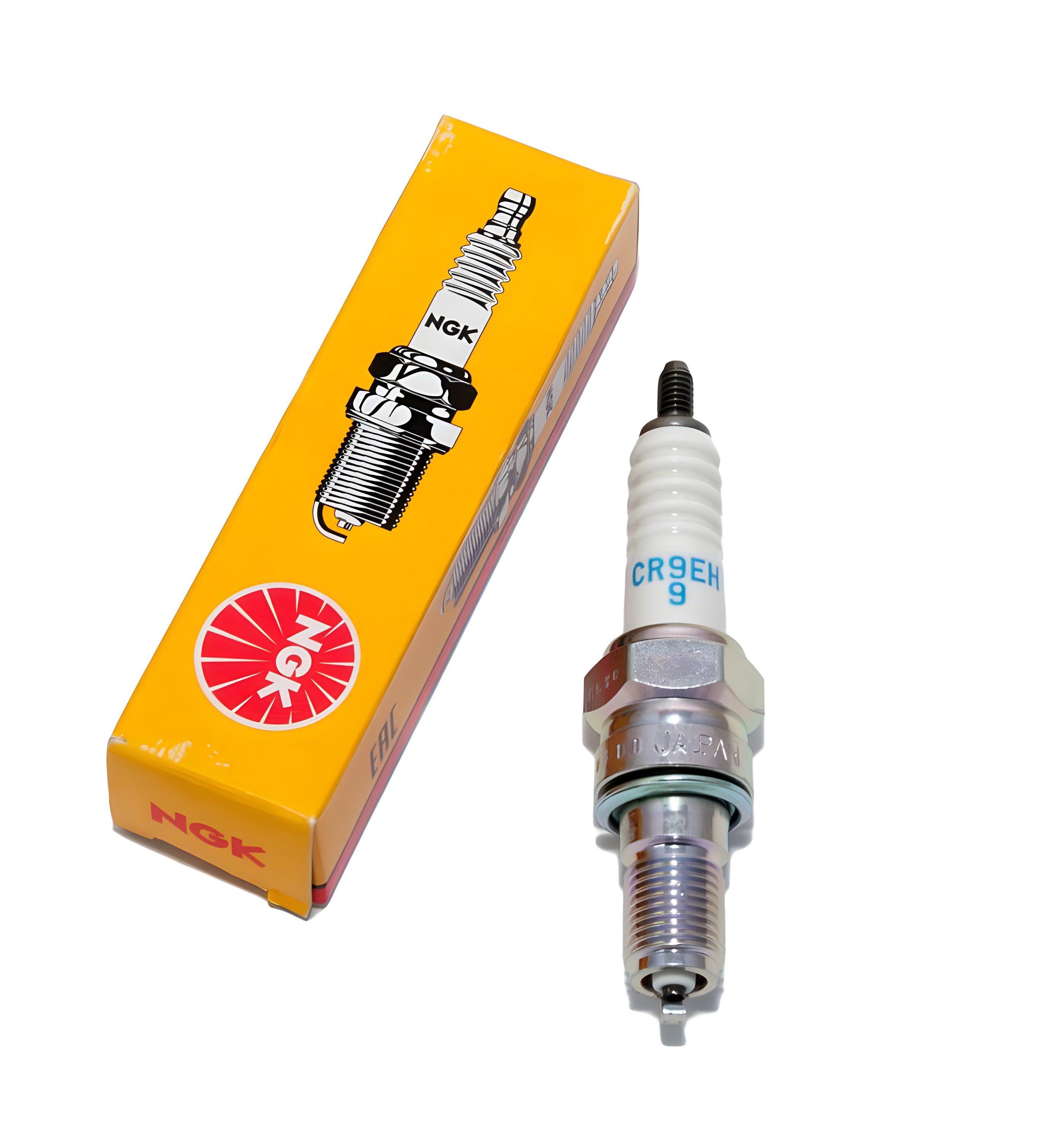 Zündkerze NGK CR9EH-9 entstört 19mm Langgewinde Ø 10mm, 5454 7502